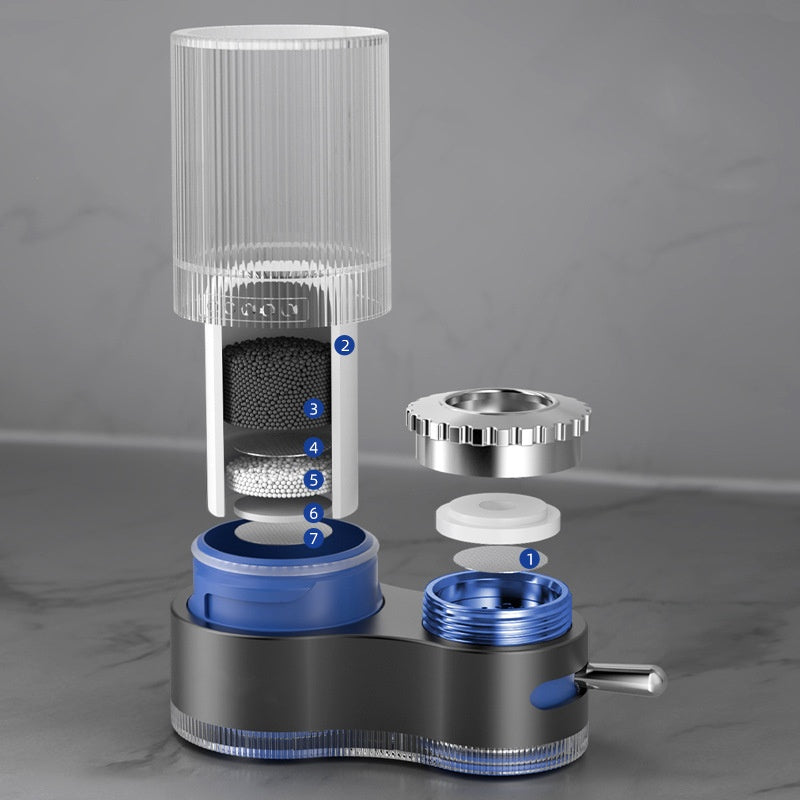 ⏳Begrenzte Zeit 50% Rabatt💧Faucet Water Purifier mit Adaptern
